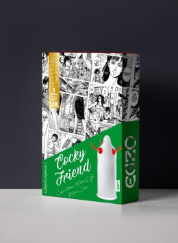 Prezerwatywy z wypustkami Egzo Cocky Friend Egzo