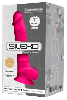 Realistyczne dildo silikonowe Silexd 18 cm różowe Silexd