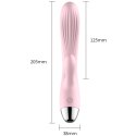 Silikonowy Wibrator B-Series Różowy USB 10 Funkcji z Podgrzewaniem B - Series Fox