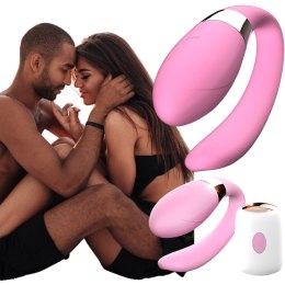 Stymulator V Vibe różowy silikonowy USB z pilotem B Series Smart B - Series Smart