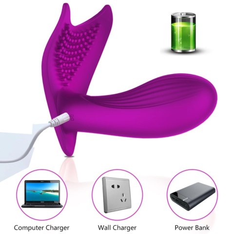 Stymulator majtkowy silikonowy USB 10 funkcji z ogrzewaniem B Series Fox B - Series Fox