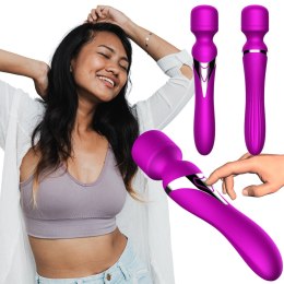 Stymulator silikonowy podwójny B Series Fox fioletowy USB B - Series Fox
