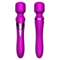 Stymulator silikonowy podwójny B Series Fox fioletowy USB B - Series Fox