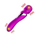 Stymulator silikonowy podwójny B Series Fox fioletowy USB B - Series Fox