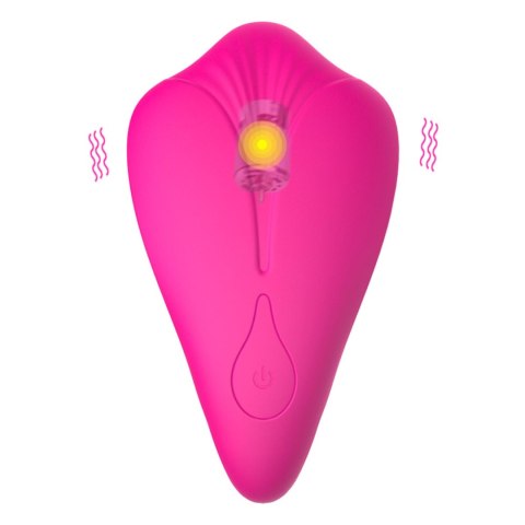 Wibrator analny silikonowy do majtek pulsator z ogrzewaniem USB Fox B - Series Fox