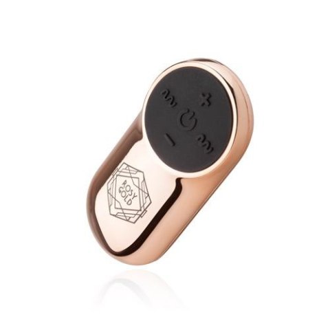 Wibrujące Jajko EasyToys Rosy Gold z Pilotem Różowo Złote 7cm Easytoys