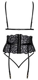 Suspender Set black L/XL Kissable