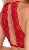 Suspender set red L/XL Kissable
