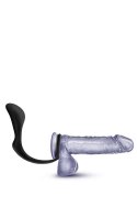 Czarny Pierścień z Wtyczką Analną Blush