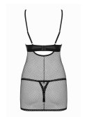 Koszulka i stringi Obsessive Rebella czarna L/XL Obsessive
