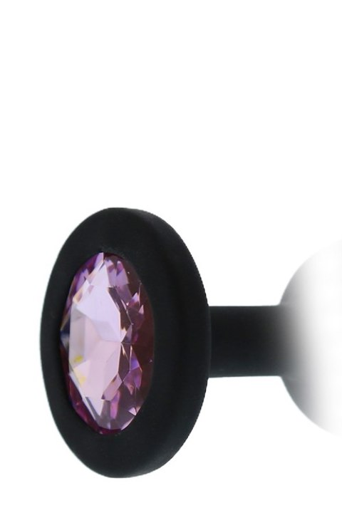 Mały silikonowy korek analny z różowym diamentem Dream Toys Dream Toys