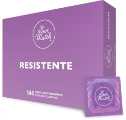 Prezerwatywy ultra odporne Love Match Resistente 144 sztuki Love Match