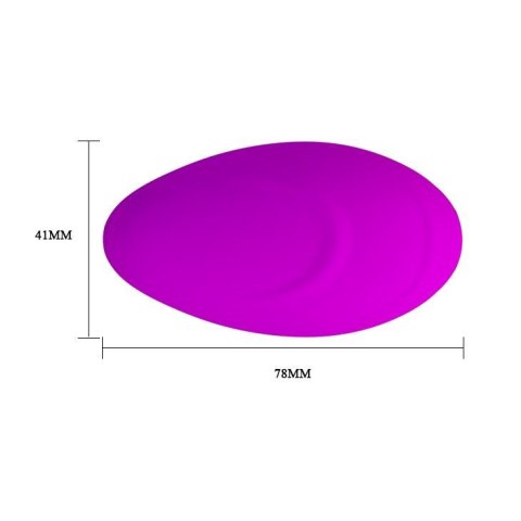 Silikonowe jajko wibrujące Pretty Love Hyper Egg z pilotem 8 cm Pretty Love