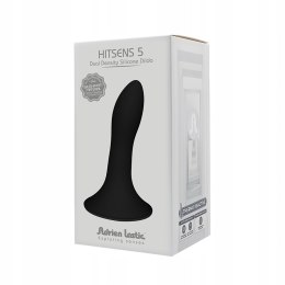 Super miękkie dildo analne Hitsens 5 Adrien Lastic czarny 13 cm Adrien Lastic