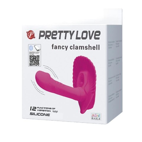 Wibrator z aplikacją Pretty Love Fancy Clamshell muszelkowy wodoodporny Pretty Love