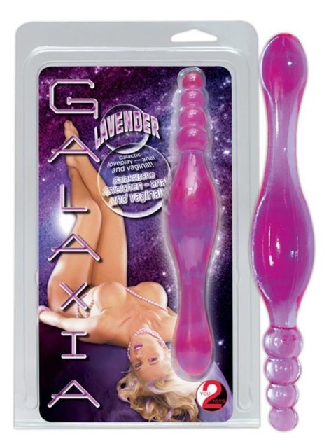 Dildo analne dwustronne Galaxia Lavender You2Toys 20 cm You2Toys