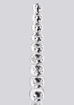 Dildo szklane ToyJoy Frozen Fountain transparentne 22 cm TOYJOY
