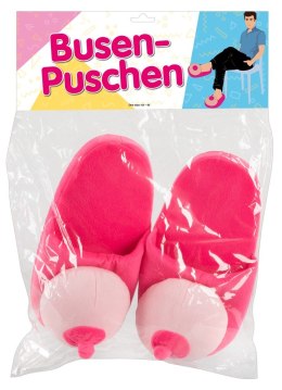 Pluszowe pantofelki z biustem różowe rozmiar 42 45