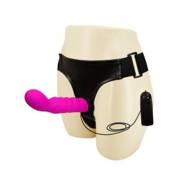 Strapon wibrujący silikonowy Baile z uprzężą Ultra Harness BAILE