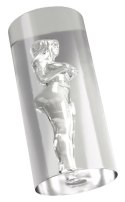 Masturbator Stroker tunelowy przezroczysty 14 cm Stroker