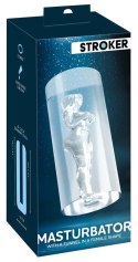 Masturbator Stroker tunelowy przezroczysty 14 cm Stroker