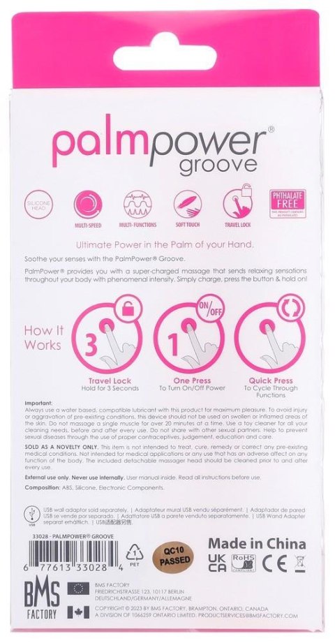 PalmPower Groove Mini Wand Fuc Palmpower