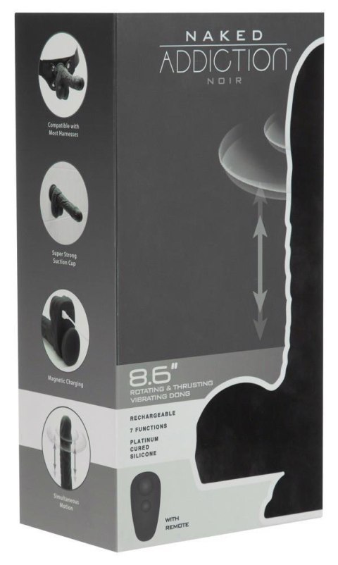 8,6" Rotating & Thrusting Vibr Naked Addiction