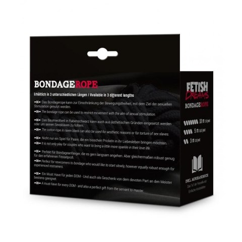 Fetish Dreams Bondage Rope 5m black Fetish Dreams