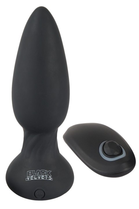 Korek analny rotacyjny Black Velvets pilot USB 14 cm Black Velvets