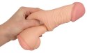Masturbator Nature Skin 2w1 przedłużka penisa TPE 21 cm Nature Skin