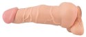 Masturbator Nature Skin 2w1 przedłużka penisa TPE 21 cm Nature Skin