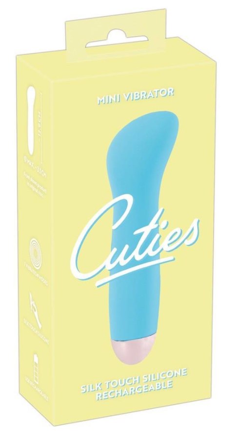 Mini wibrator Cuties niebieski USB 12,9 cm Cuties