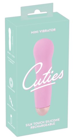 Mini wibrator Cuties różowy silikonowy USB 12 cm Cuties