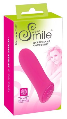 Mini wibrator Sweet Smile Power Bullet silikonowy USB 8,5 cm Sweet Smile