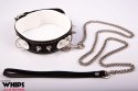 Obroża ze smyczą Whips Collection koniakowa Whips Collection