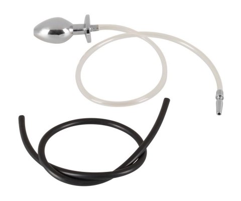 Penisplug stalowy z wtyczką analną i rurką 76 cm Penisplug