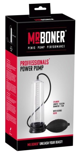 Pompka penisowa Mister Boner Professionals Power z miarką 25 cm Mister Boner