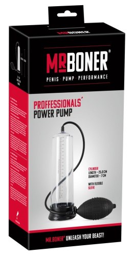 Pompka penisowa Mister Boner Professionals Power z miarką 25 cm Mister Boner
