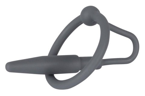 Silikonowy penis plug z pierścieniem na żołądź Penisplug 6,3 cm Penisplug