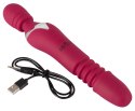 Wibrator Javida rozgrzewający z pchnięciami 27 cm USB JAVIDA