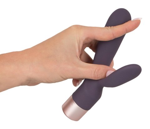 Wibrator króliczek Elegant Series podwójny silikonowy USB 15,2 cm Elegant Series