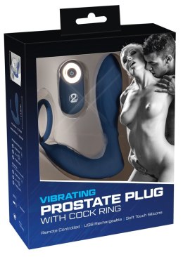 Wibrujący korek prostatowy z kokringiem You2Toys