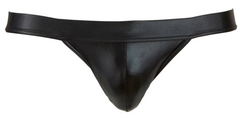 Jock męski elastyczny Svenjoyment czarny błyszczący XL Svenjoyment