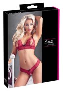 Komplet bielizny Cottelli LINGERIE koronkowy otwarty S Cottelli LINGERIE