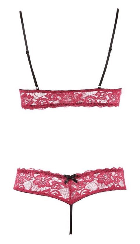 Komplet bielizny Cottelli LINGERIE koronkowy otwarty S Cottelli LINGERIE