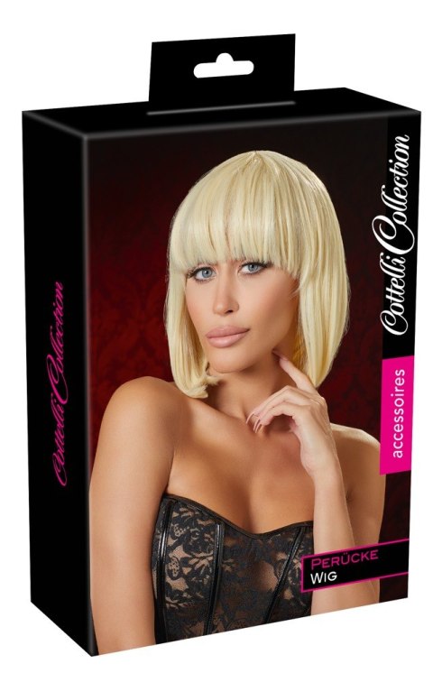 Peruka bob Cottelli ACCESSOIRES blond 28 cm Cottelli ACCESSOIRES