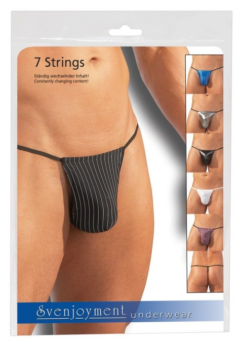 Zestaw 7 stringów męskich Svenjoyment S L Svenjoyment