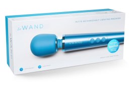 LE WAND PETITE RECHARGEABLE VIBRATING MASSAGER BLUE Le Wand
