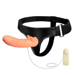Dildo na pasek wibrujące z obrotem Baile regulowane BAILE