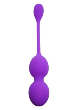 Kulki Kegla wibrujące silikonowe B Series fioletowe USB 10 funkcji 32 mm B - Series Femme